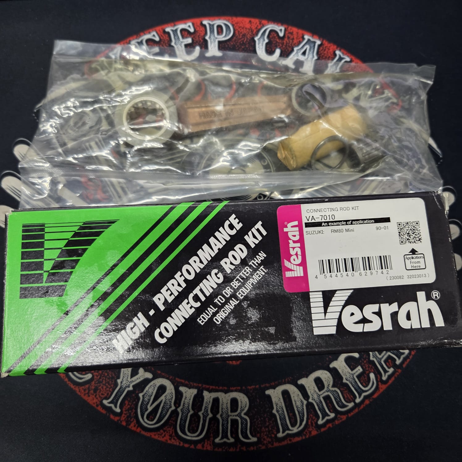 017c52d1f9334a34d51b4a205c091321.jpg Шатунная сборка Vesrah VA-7010 Suzuki RM 80 90-01