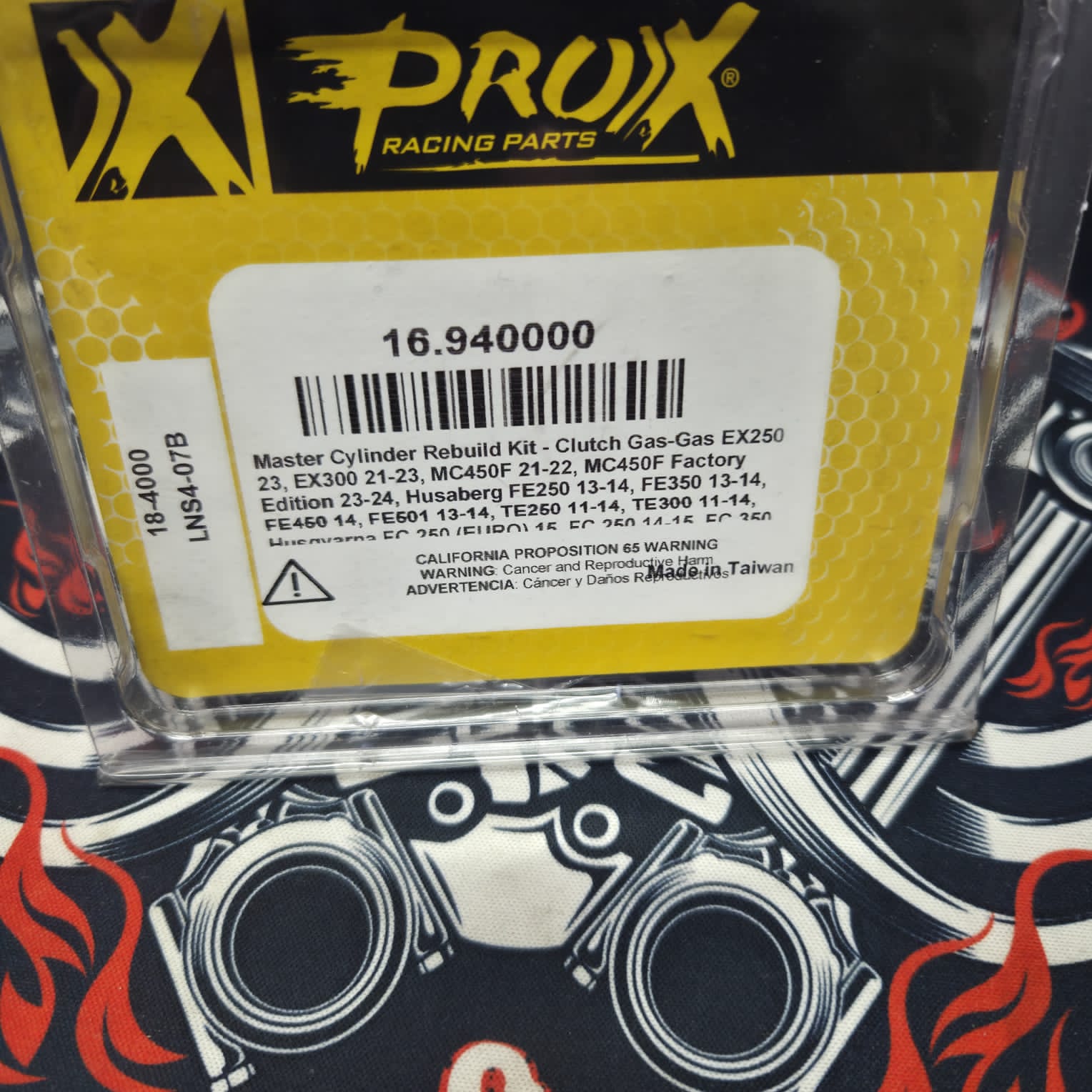 0d21a73ba250fa0e633340e2fa946f49.jpg Ремкомплект главного цилиндра сцепления ProX 16.940000 KTM SXF 250/350 '07-19, EXC 300 '06-'19, EXC 450/500/530 Brembo аналог AllBalls 18-4000 10mm