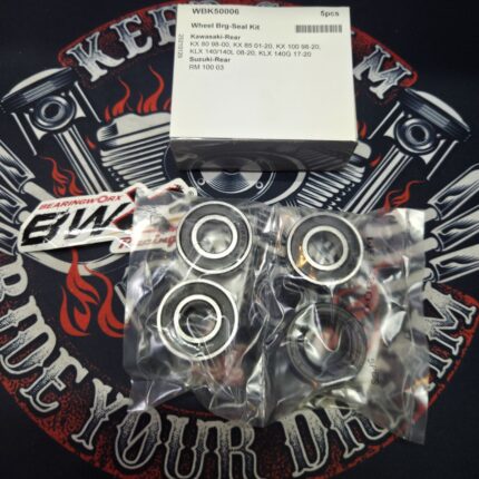 Подшипники заднего колеса BWX WBK50006 Kawasaki KX 80/85 98-14 аналог AllBalls 25-1033, 25-1186