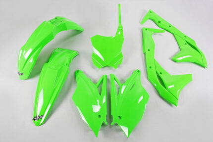 Комплект пластика UFO KAKIT225AFLU Kawasaki KXF 250 18-20