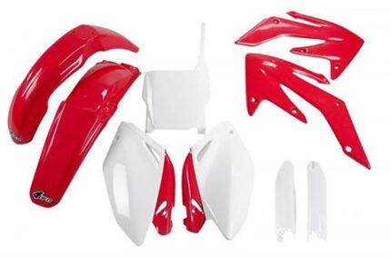 Комплект пластика с защитой вилки UFO HOKIT104F999 Honda CRF 250R 04-05