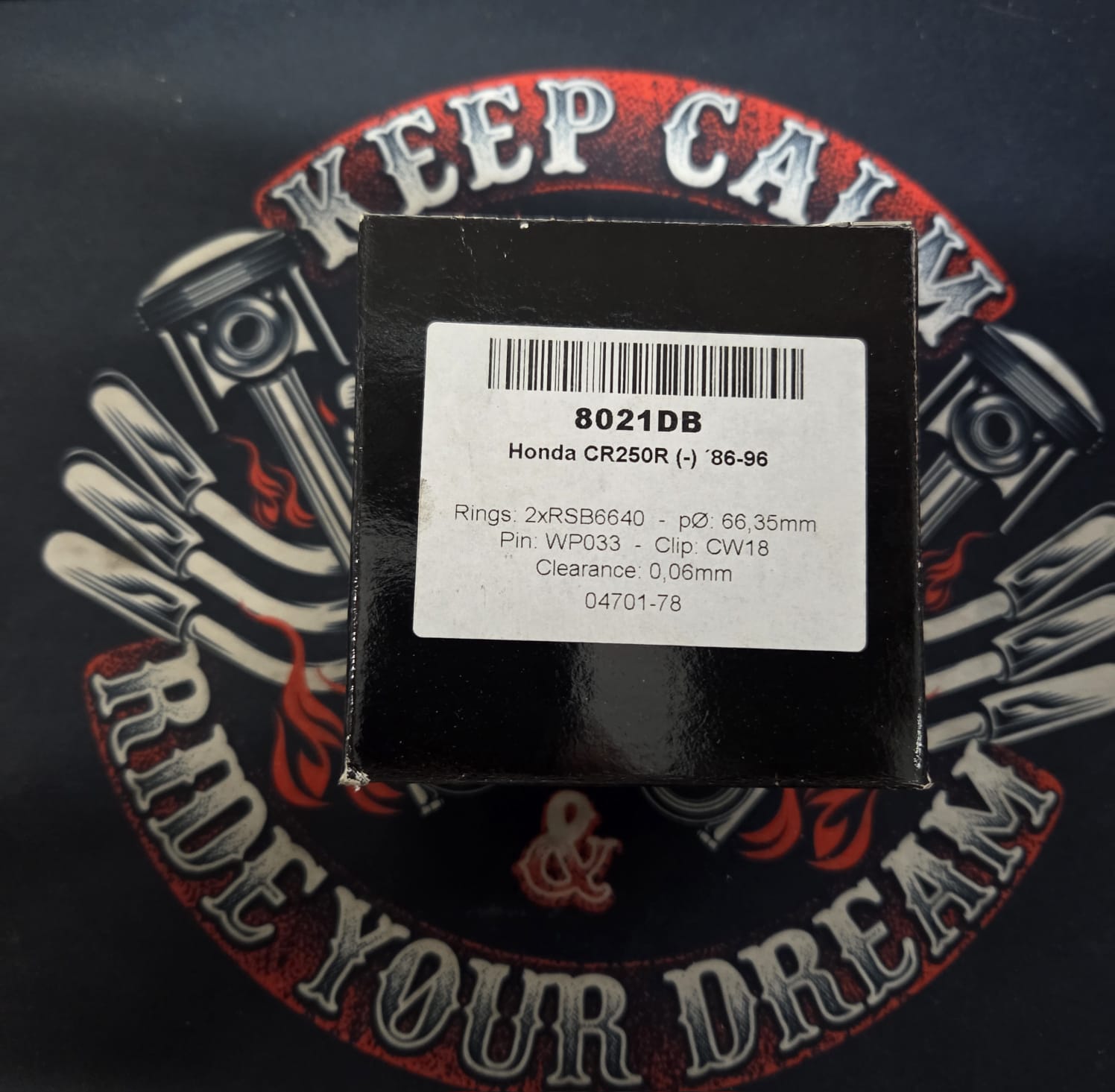 28e3dba0856d9889c78480a90dfd97ea.jpg Поршень Wossner 8021DB Honda CR 250 86-96 66,35mm
