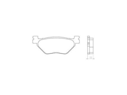 Brenta Тормозные колодки BR4058 KH319