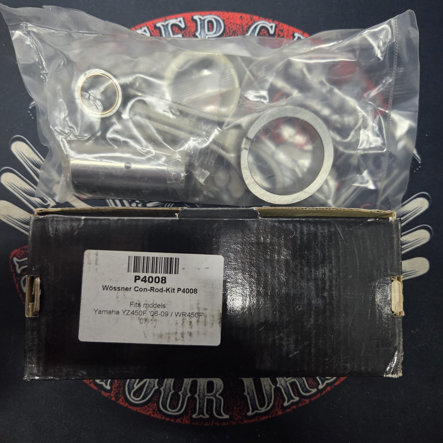 2c151e2def1a08dabe305592b5adf5d9.jpg Шатунная сборка Wossner P4008 Yamaha YZF 450 06-09, WRF 450 07-11 ( аналог P4007)