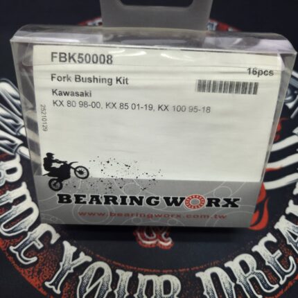 Комплект направляющих вилки BWX FBK50008 Kawasaki KX 80/85 '98-'18, KX 100 '95-'18 аналог AllBalls 38-6058