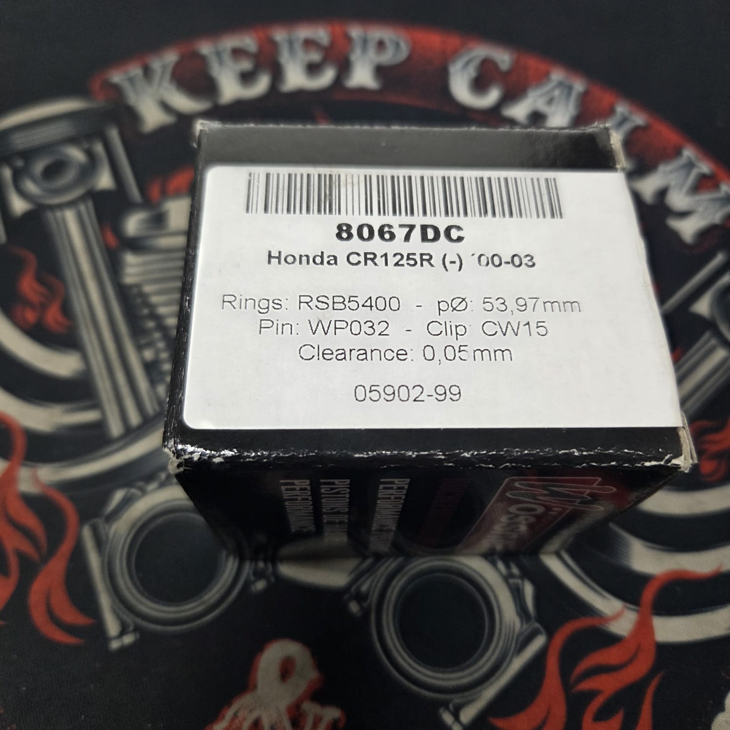 389cdfd5f96101f74bb2e1a69ab4c45b.jpg Поршень Wossner 8067DC Honda CR 125R 92-03 53.97mm