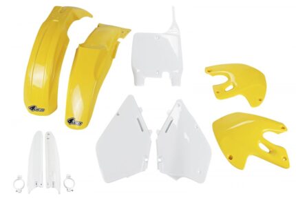 UFO Комплект пластика с защитой вилки Suzuki RM 125/250 99-00 цвет OEM