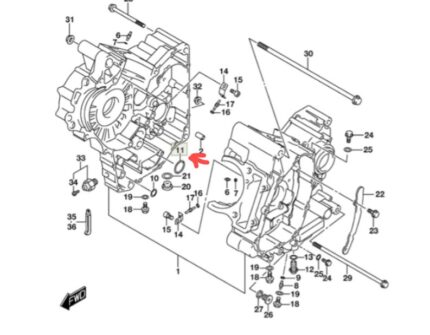 O-Ring Suzuki 09280-15007-000 2.4*15.8