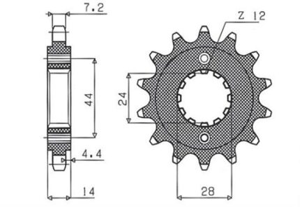Звезда Sunstar 418.17 аналог JTF1372.17