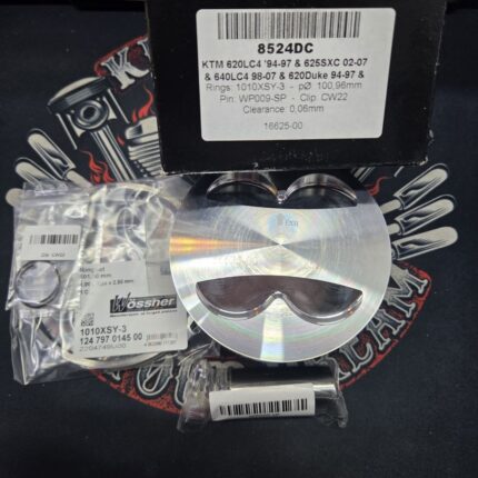 Поршень Wossner 8524DC KTM LC4 620/640/625/640 94-'09 SX, Duke, Supermoto 100,96mm (11,7:1=OEM)