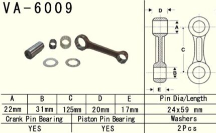 Шатунная сборка Vesrah VA-6009 Yamaha YZ 250 99-25