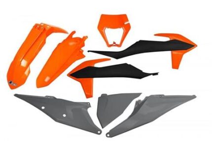Комплект пластика UFO KTKIT527999X KTM EXC 125 20-21, EXC 250/300 20-23, EXC-F 250/350/450/500 20-23 цвет OEM '21
