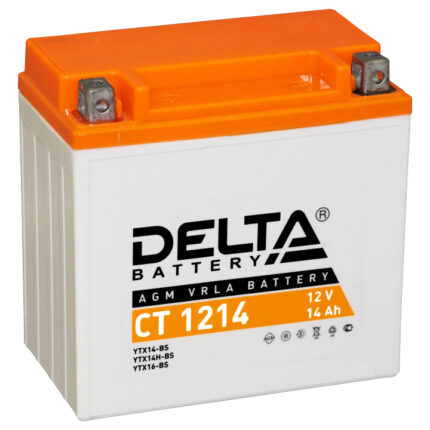 Аккумулятор Delta CT 1214 (12V / 14Ah / 200A) [YTX14-BS YTX14H-BS YTX16-BS YB16B-A]