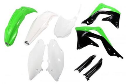 UFO Комплект пластика Kawasaki KXF 450 '13-'15 с защитой вилки KAKIT220F999