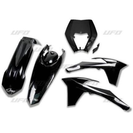UFO Комплект пластика KTM EXC/EXC-F 12-13 цвет черный