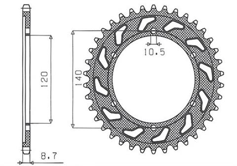 8388e47fe06b3bdc0a30011bd82fddec.jpg Звезда Sunstar 5526-48 аналог JTR499.48