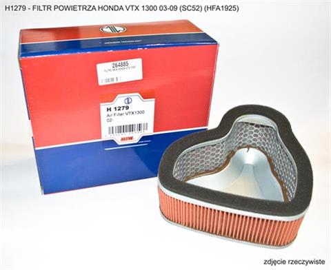 86d5130bc6ab4fe4aee4ceaab1afe537.jpeg Воздушный фильтр MIW H1279 Honda VTX 1300 03-09 аналог HFA1925 17213-MEA-670