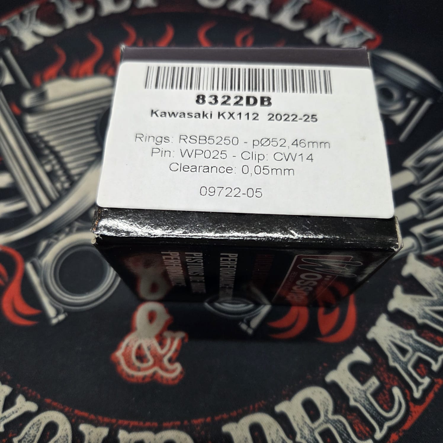 940e63ed33581e79fc06f1edbda9f9a3.jpg Поршень Wossner 8322DB Kawasaki KX 112 22-25 52.46mm