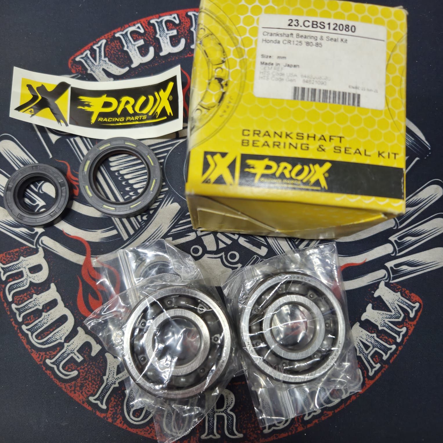 9584c8c1cfb8f0ffab87c91c49239de1.jpg Подшипники коленвала Prox 23.CBS12080 Honda CR 125 '80-85 24-1075