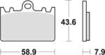 Тормозные колодки TRW MCB643 FA180