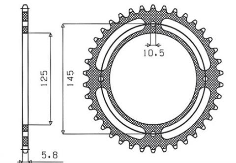 9e0d0ad1f9663b37ff8a4f93ad353c86.jpg Звезда Sunstar 3538-46 аналог JTR857.46