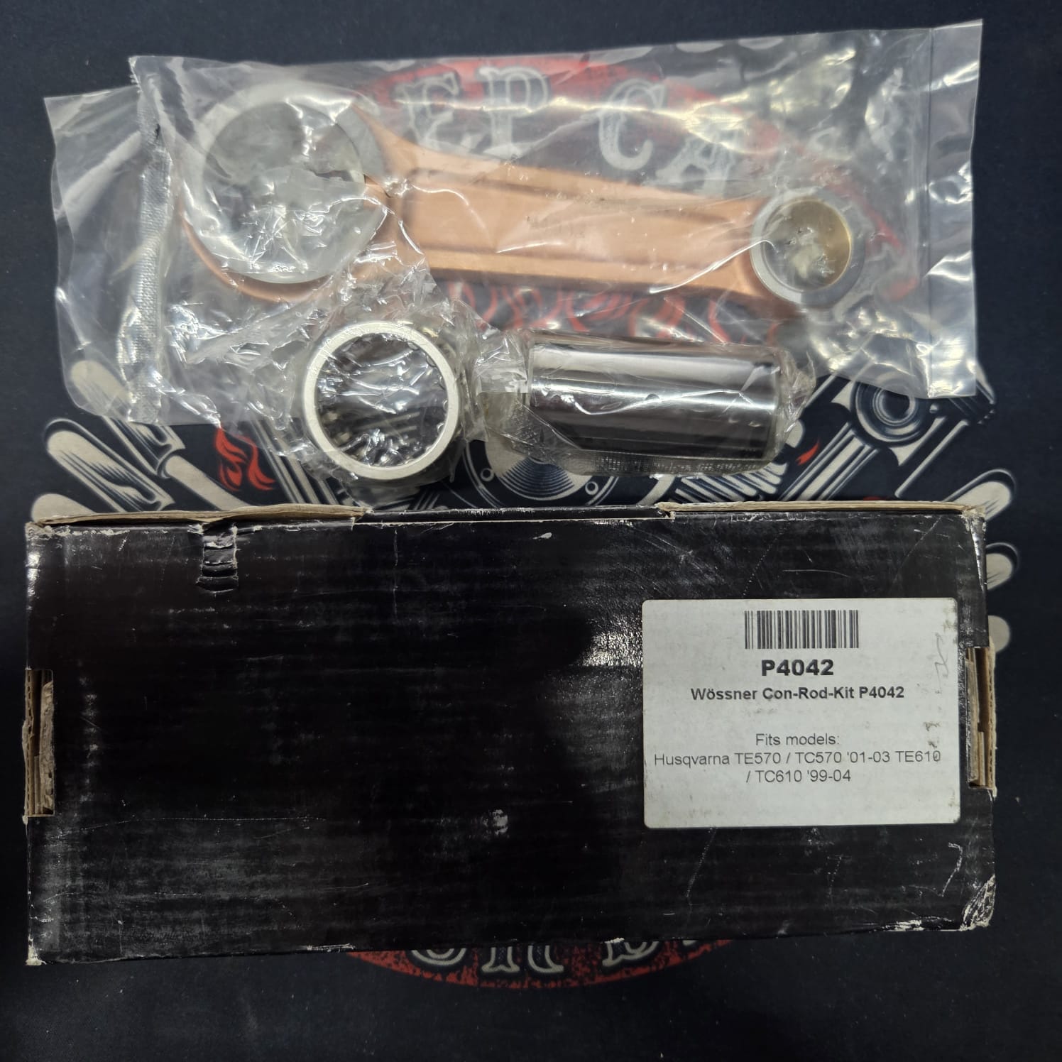 9e9d447d788b0677f8bd5e26a3f4e9e0.jpg Шатунная сборка Wossner P4042 Husqvarna TE 570/610 99-04