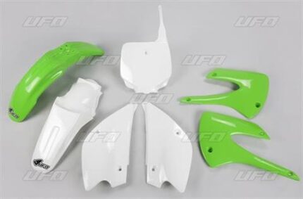 UFO Комплект пластика Kawasaki KX 85 01-13 рестайлинг цвет OEM 13