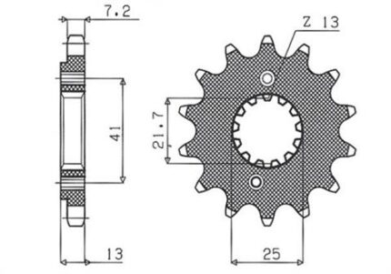 Звезда Sunstar 407.15 аналог JTF296.15