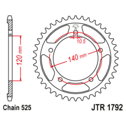 Звезда JT JTR1792.42 (4499-42)