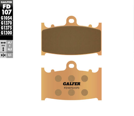 Тормозные колодки Galfer FD107G1370 FA158