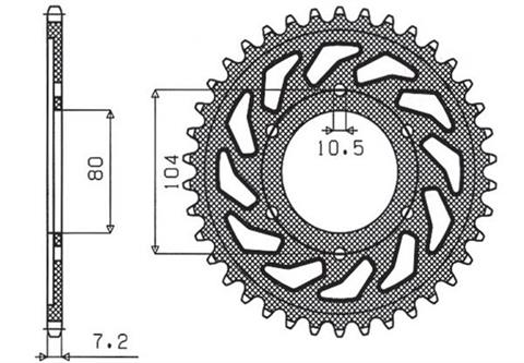 de2b86824c4cd8cdd85241b541ee131f.jpg Звезда Sunstar 4347-40 аналог JTR1489.40