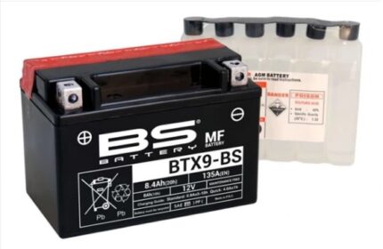 BS-BATTERY Аккумулятор BTX9-BS Аналог YTX9-BS