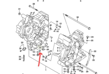 O-Ring Suzuki 09280-12009-000 1.9*12.6