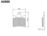 Brenta Тормозные колодки BR4018 KH283 KH423