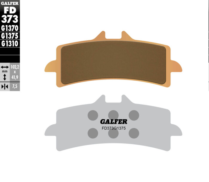 Тормозные колодки Galfer FD373G1375 FA447