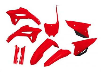 UFO Комплект пластика с защитой перьев Honda CRF 250R 22-24, CRF 450R 21-24 красный