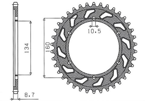 fa606c6a04607ced6fe5b0c3b3d187f5.jpg Звезда Sunstar 5635-43 аналог JTR1306.43