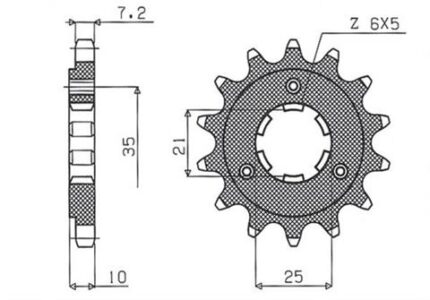 Звезда Sunstar 416.15 аналог JTF1448.15